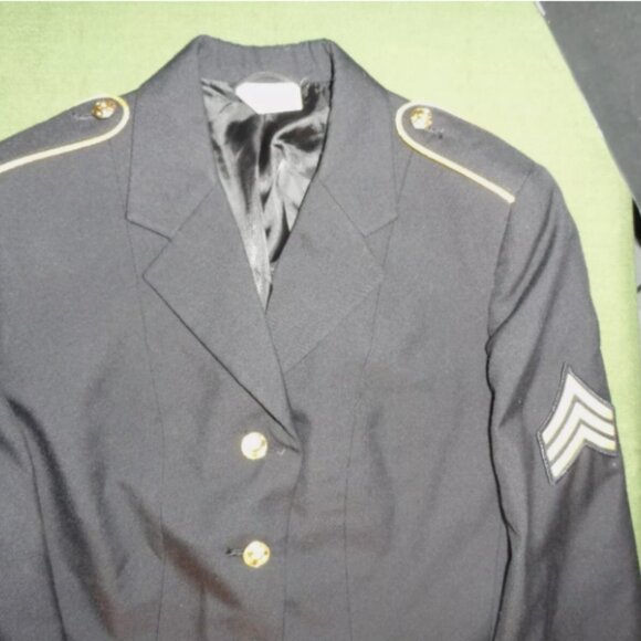 BREMEN BOWDON WOMEN's sz8WT ASU ARMY SERVICE UNIFORM JACKET BLUE LD 3855 - Picture 5 of 12